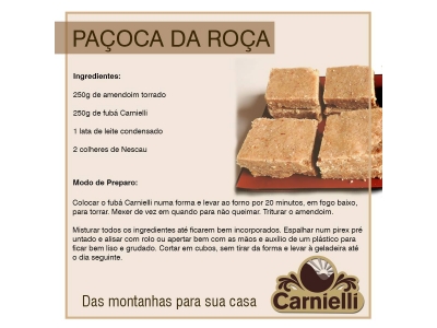 PAÇOCA DA ROÇA
